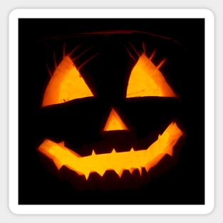 Image: Halloween pumpkin face Sticker